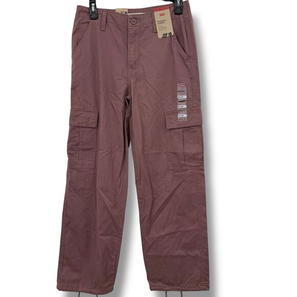 Levi's Pants - NEW Levi's '94 Baggy Cargo Pants Size 24 Mauve Purple Mid Rise 90s 24x30 Skater